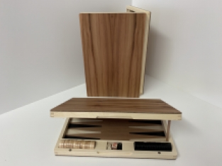 Backgammon Tibetaans appel 36x24x4 cm