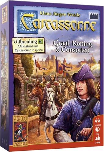 Carcassonne uitbreiding: Graaf, Koning en Consorten