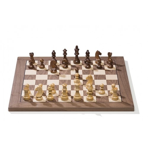 Cayro Houten Schaak- En Dambord 33x33 Cm - Klassiek Bordspel Voor Kinderen En Volwassenen