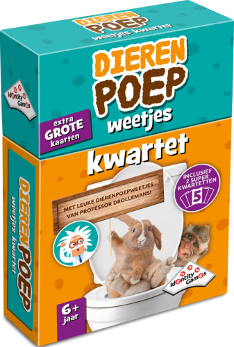 Dieren Poep Weetjes Kwartet