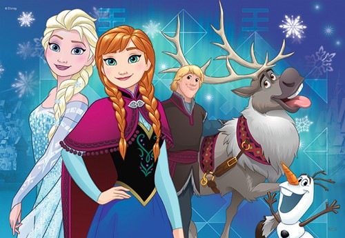 Frozen puzzel 4+