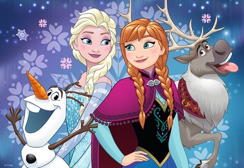 Frozen puzzel 4+