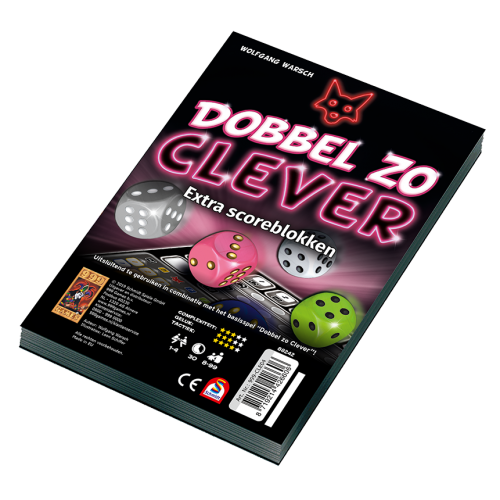 Dobbel zo Clever - extra scorecards