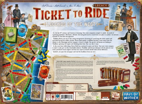 Ticket to Ride Legacy - Legends of the West (NL/EN)