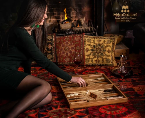 Backgammon Manopoulos - Olijf