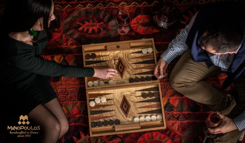 Backgammon Manopoulos - Olijf