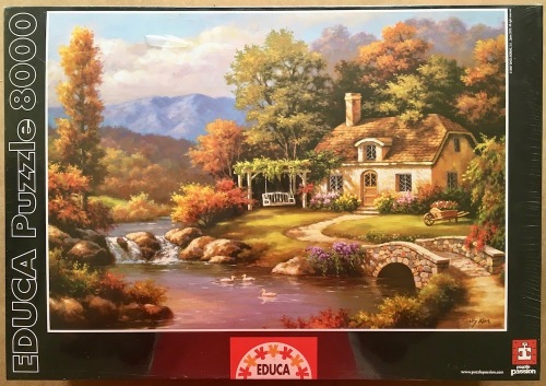 Educa Cottage Stream, Sung Kim 8000 stukjes