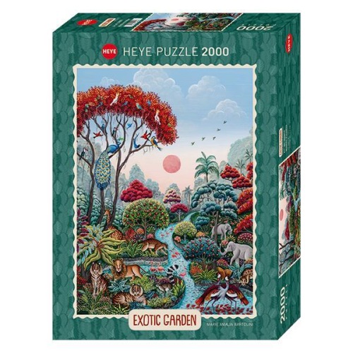 Heye puzzel exotic garden 2000