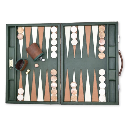 Patricia Bos -  Luxury green leather- Tournament size