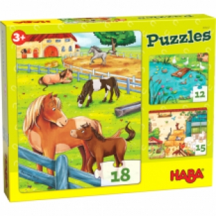Puzzle farmyard animals