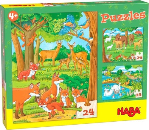 Puzzel dierenfamilies