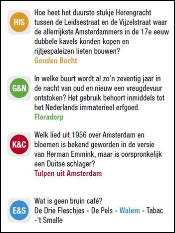 Amsterdam. Zijn er nog vragen?