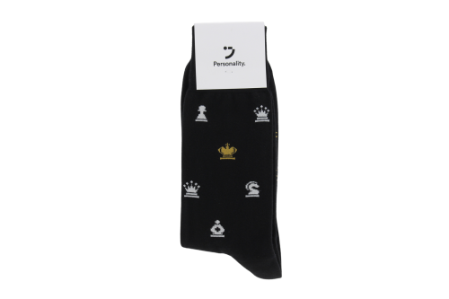 Chess socks - Black