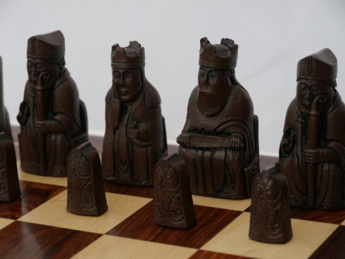 Isle of Lewis chessmen (brown)