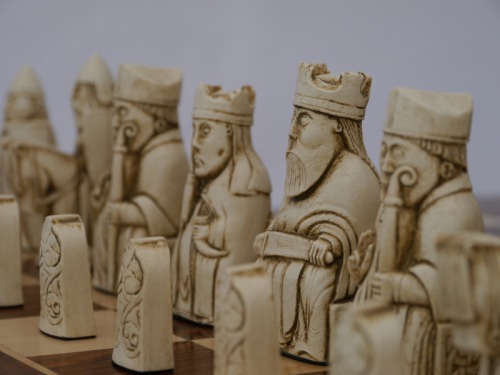 Isle of Lewis chessmen (brown)