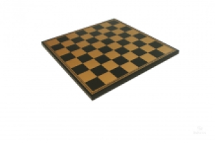 Salpa leren schaakbord - zwart/goud