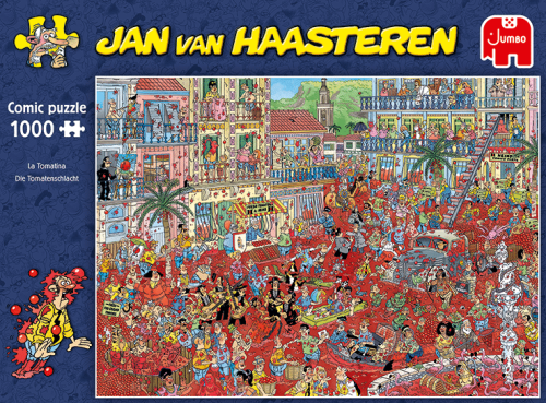 Jan van Haasteren Tomatengevecht 1000 stukjes