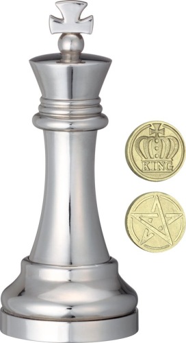 Cast Chess King - Silver