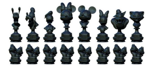 Mickey True Original Chess set