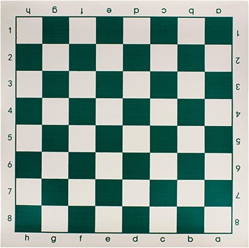 Rollable chessboard- Green vinyl 5,7cm