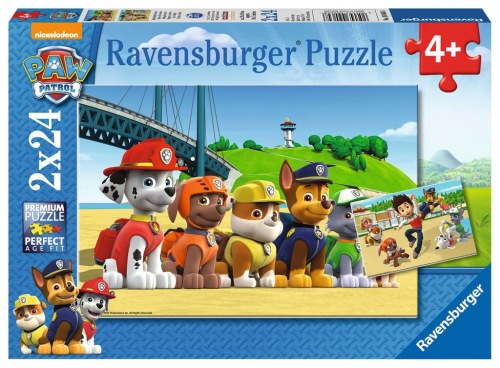 Paw Patrol puzzle 4+ brave dogs