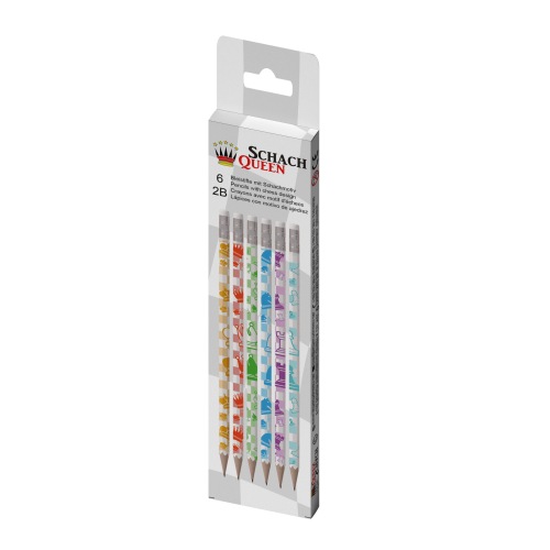 Chess pencils (set of 6)