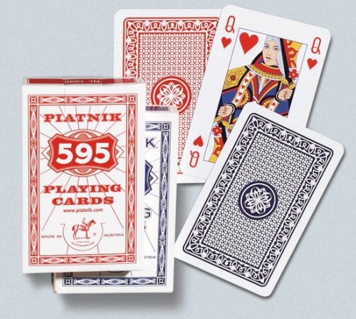 playingcards Linen finish, blue