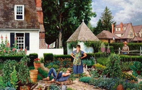 Piatnik Puzzle Lazy Gardener, 1000 pieces