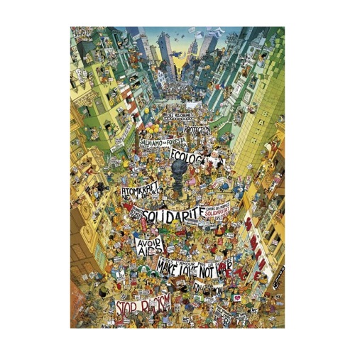 Heye puzzel protest! 2000