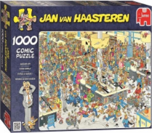 Jan van Haasteren Queued up 1000 stukjes