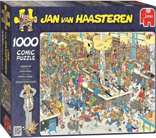 Jan van Haasteren Queued up 1000 stukjes