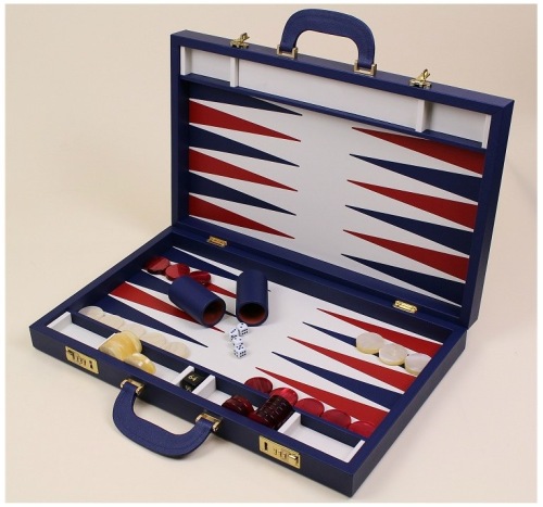 Romagnoli Backgammon - Blue Dollar