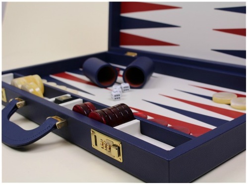 Romagnoli Backgammon - Blue Dollar