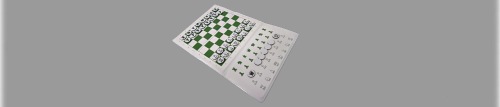 Magnetic pocket chessboard