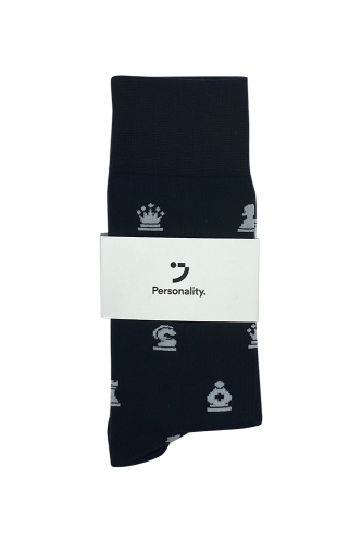 Chess socks - black/ white