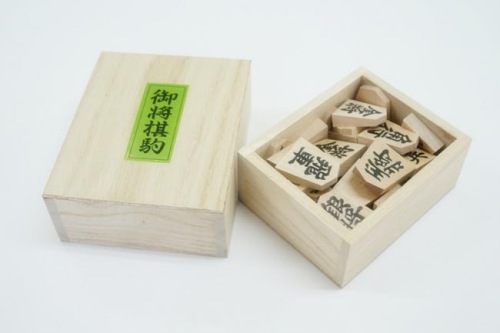 Wooden shogi pieces, 2-kanji