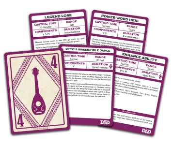 D&D Spellbook Cards - Bard