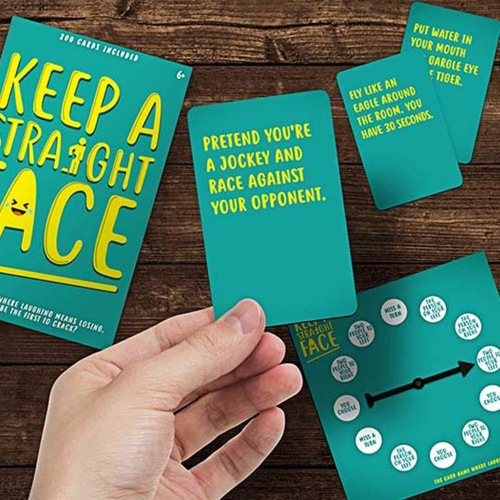 Keep a straight face