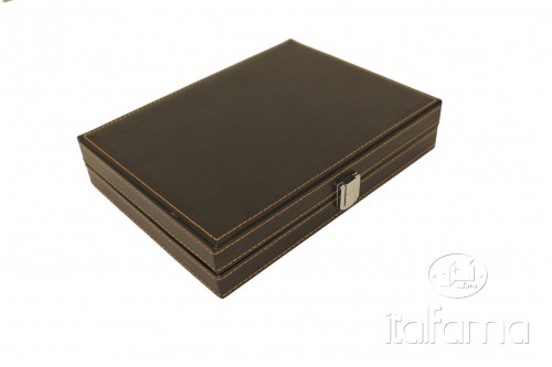 Backgammon leatherette magnetisch - Italfama