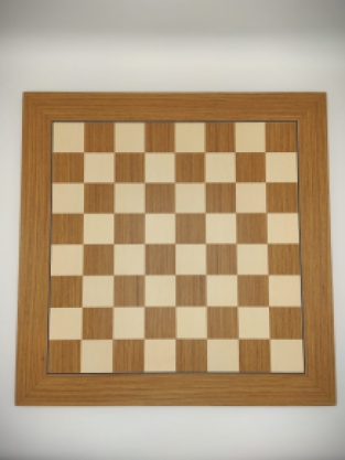 Chess board teak/ahorn