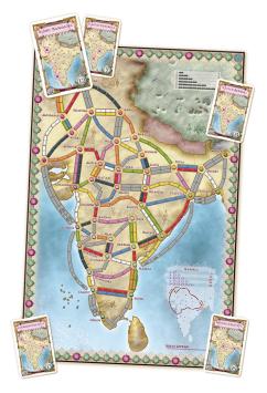Ticket to Ride Map Collection: Volume 2 - India & Zwitserland