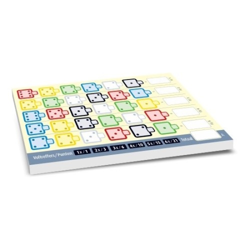 Twenty One - extra scorecards