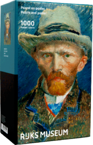Zelfportret van Van Gogh - 1000 stukjes
