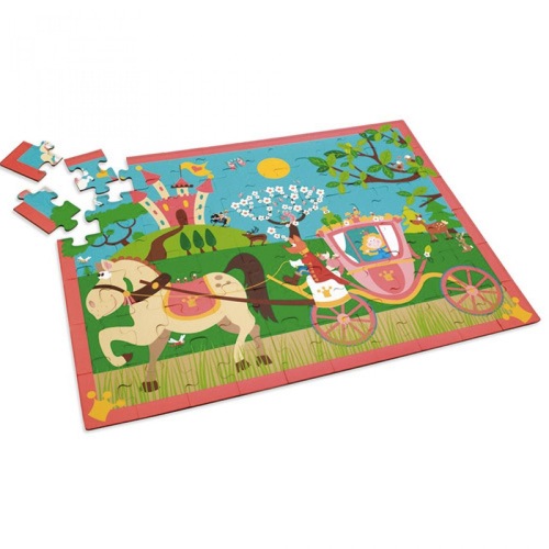 Floor Puzzle Princess Carriage 60pieces